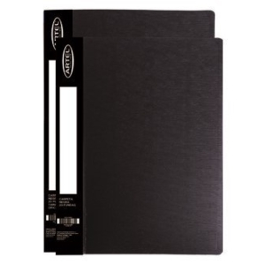 Carpeta oficio negra con 20 fundas