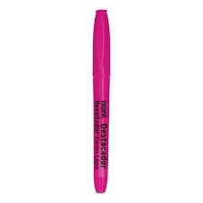 Destacador bolsillo punta biselada Rosado Fluor