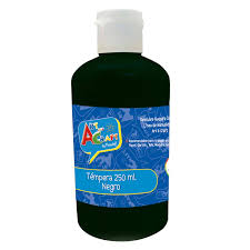 Témpera 250 ml Negro - Art and Craft
