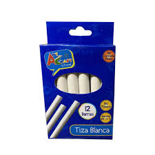 Tiza blanca (12 barras)
