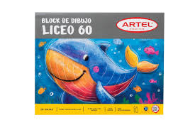 Block dibujo Liceo 60 Artel
